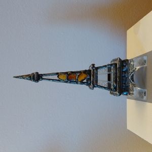 Etched Glass Eiffel Tower